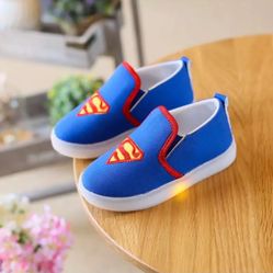 SuperMan Light Up Shoes
