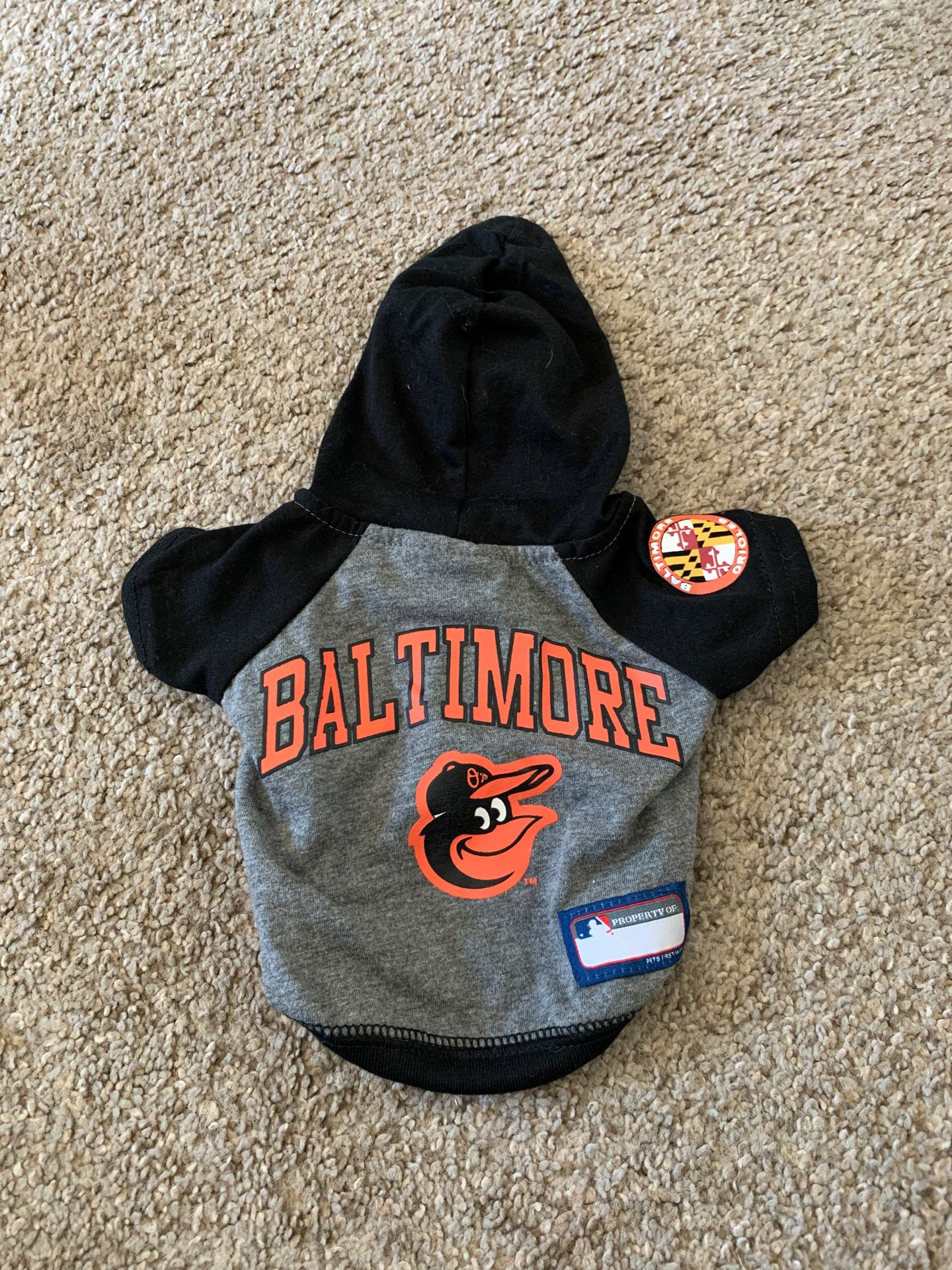 Baltimore Orioles shirt for dog - size XS