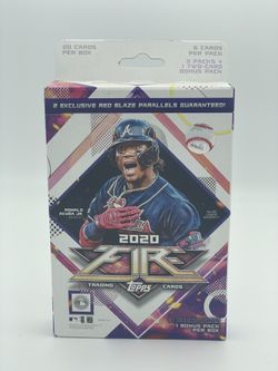 2020 Topps FiRE Hanger Box Baseball