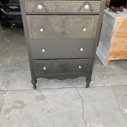 Black Antique Dresser