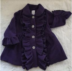 Cute Girls 3T Purple Coat