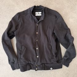 American Giant Men’s Button Up Cafe Racer Large