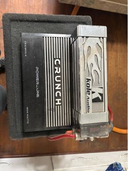 Car amp and speaker box