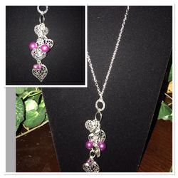Beautiful cluster necklace