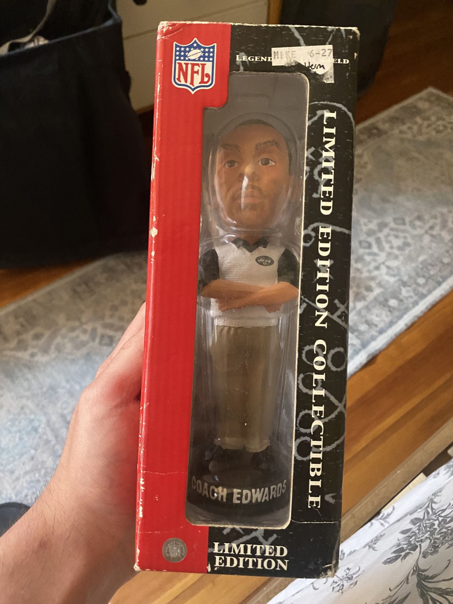 Limited Edition, Coach Edward’s (NFL) Head Coach Bobble Head