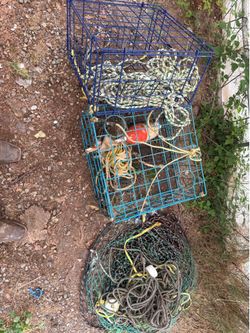 Crab pots and rings