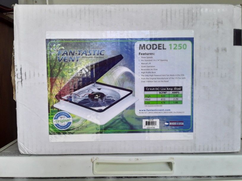 Dometic-Fan-Tastic Vent Fan;model 1250