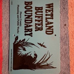 Wetland Boundary Marker Sign – Pierce County Public Works
