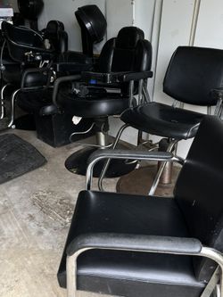 9 Salon chairs Sets