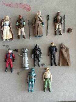 Vintage all original Kenner Star Wars action figures lot toy doll