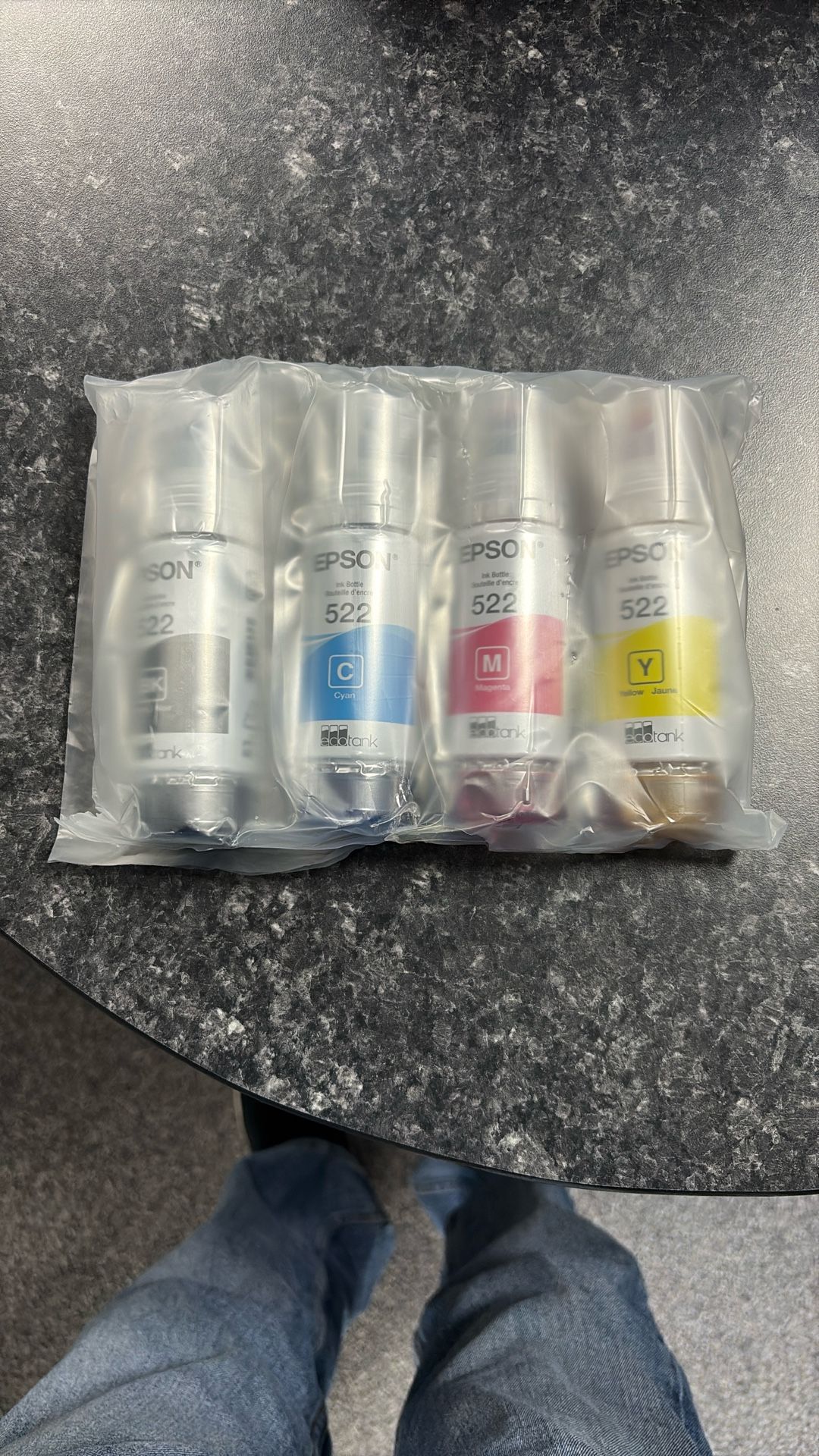 Epson 522 Ink. 4 Pack 65ml EA