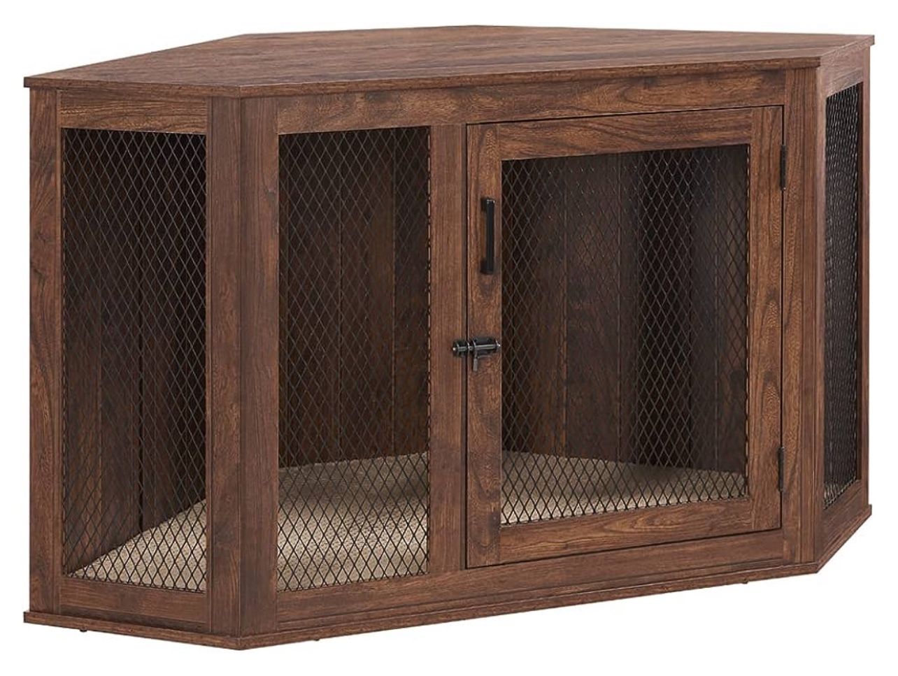 Furniture Style Corner Dog Crate 