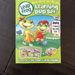 Leap Frog Learning DVD set (3) Educational 