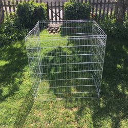Majestic Pet Heavy Duty Titan HD 48" Tall Dog Pet Fence with Door Gate
