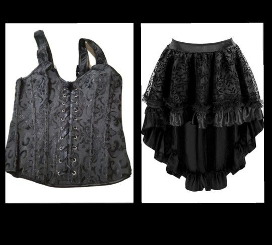 NEW Vintage Steampunk Corset and Bustiers Skirt
Med