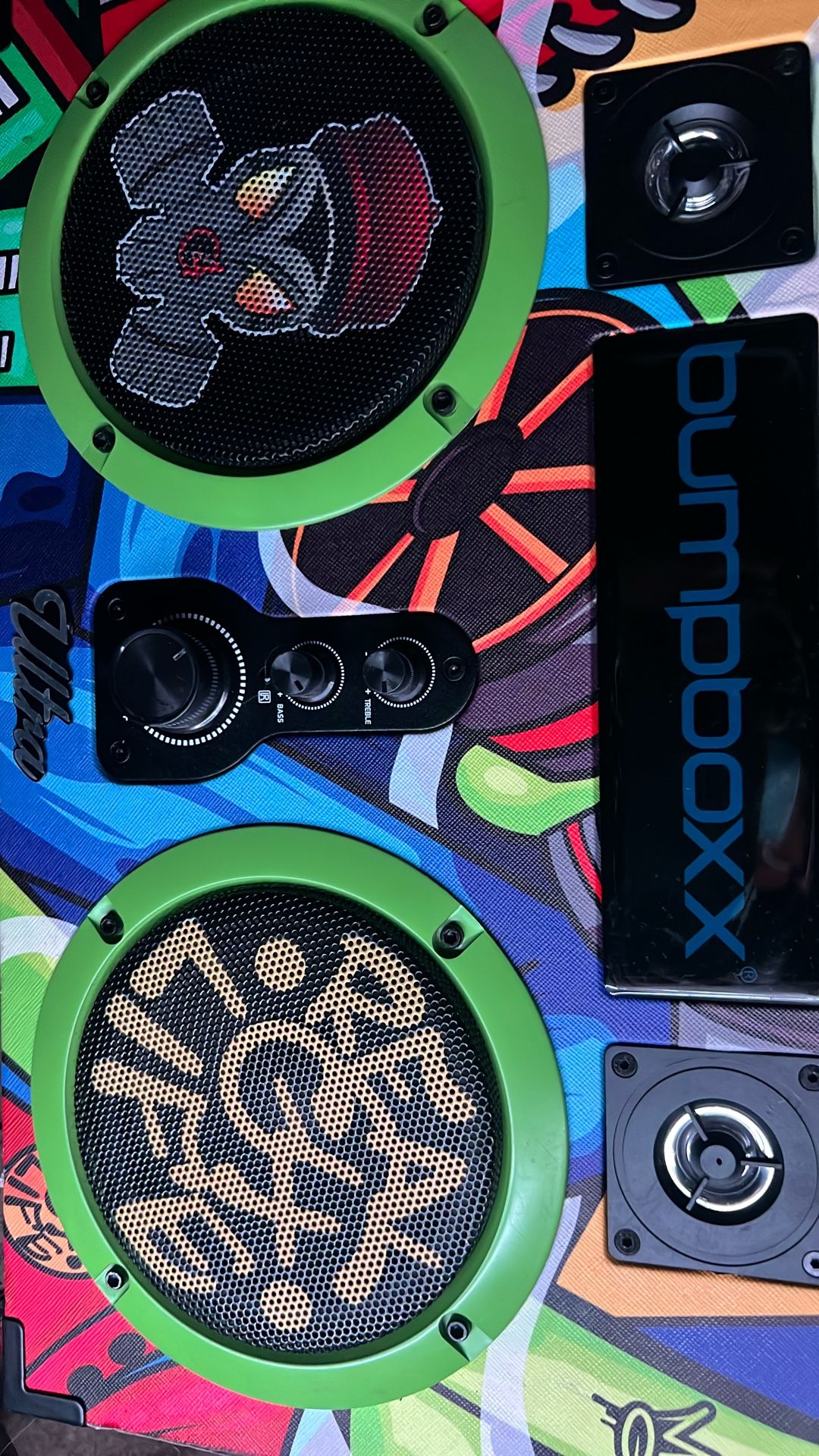 Bumpboxx Ultra Bluetooth Boombox - Jabbawockeez White Camo