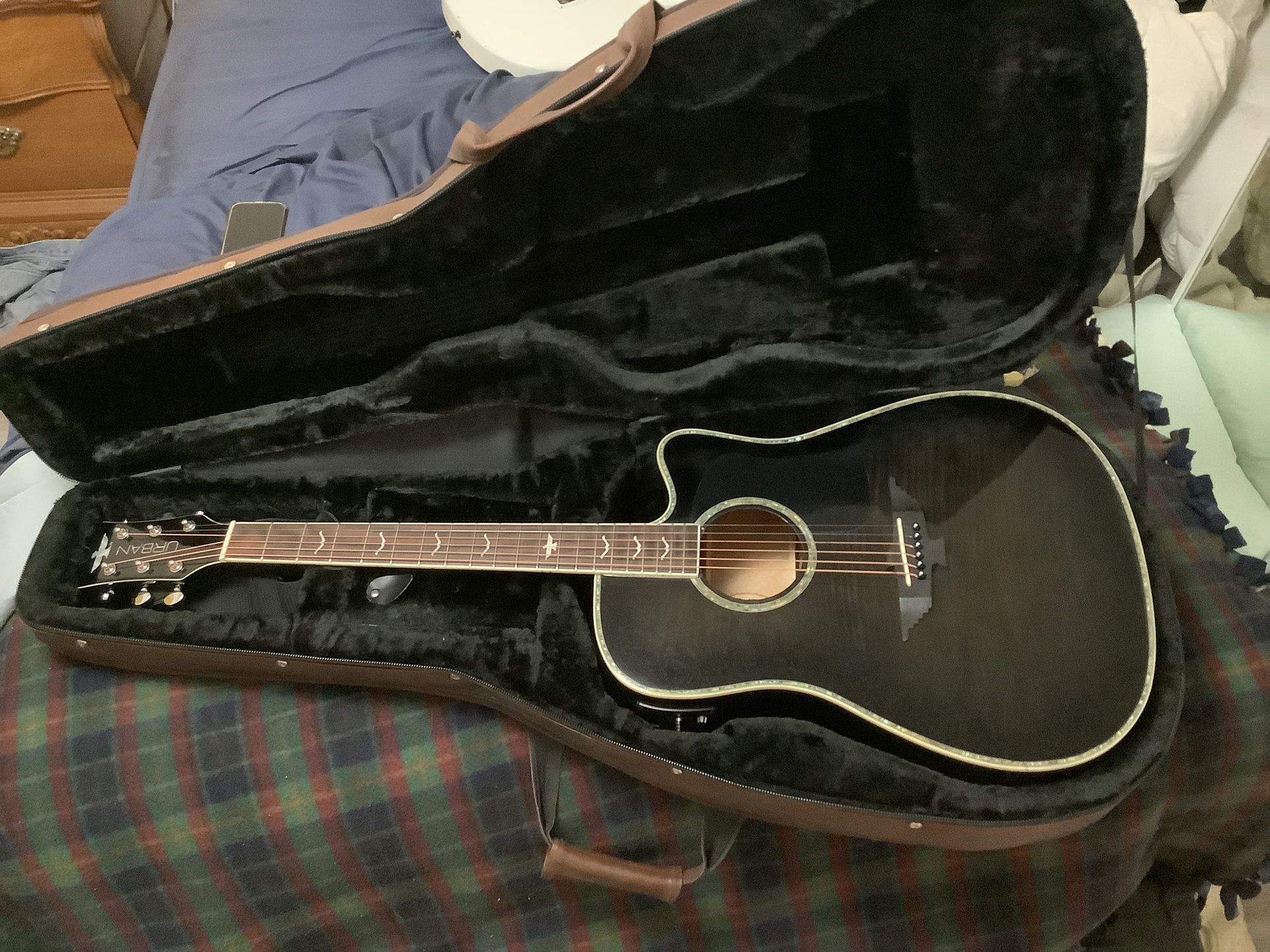 Urban 'Light The Fuse' Acoustic Electric Guitar With Case