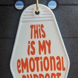 Emotional Support Keychain