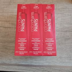 Wella Color Charm Paints Strawberry Set Of 6