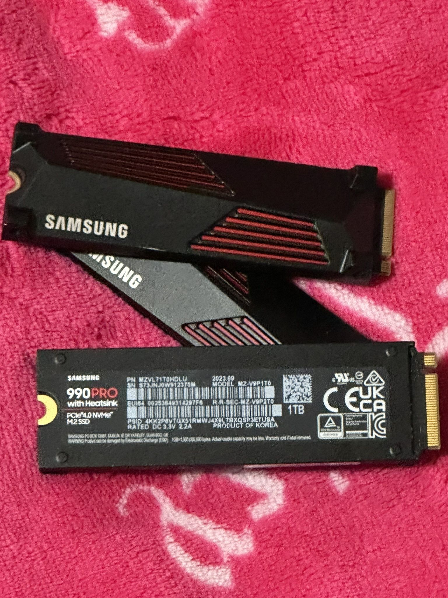 Samsung 990 Pro With Heatsink 1TB