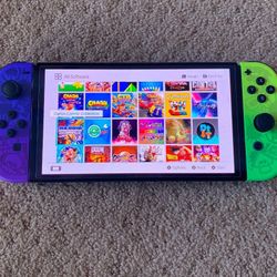 NINTENDO SWITCH OLED VERSION LOADED with 100 SWITCH GAMES and 7500 CLASSIC GAMES