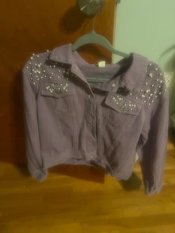 Women’s purple jacket