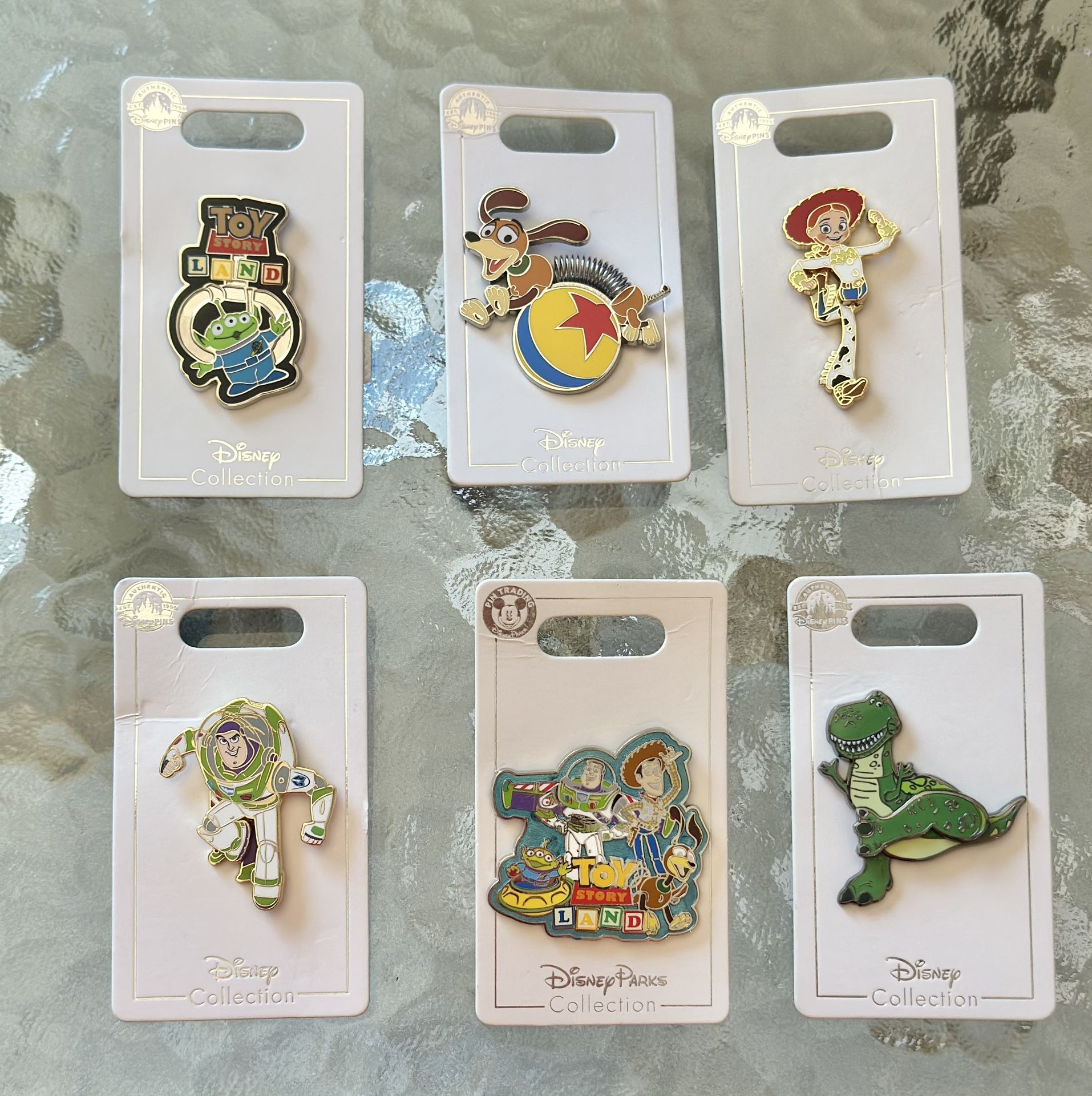 Disney Collection collectible pins Toy Story Brand New set of (6)