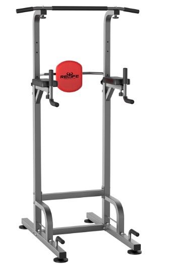 2026 Relife Best Power Tower Workout Pull Up Station for Home Gym