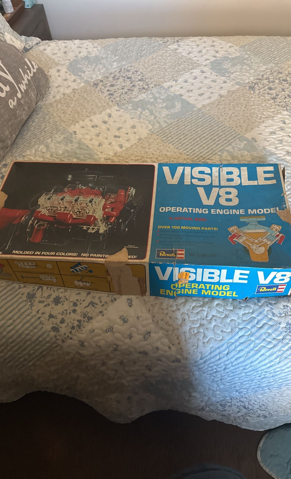 1960s Visible V8 Engine Model