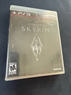 Elder Scrolls V Skyrim PS3 PlayStation 3 + Map, booklet EUC