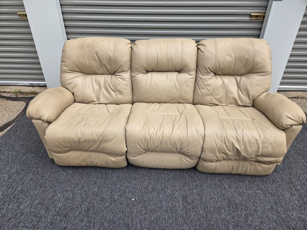 FREE Full Leather Recliner