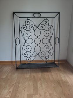 Metal Wall Art With Shelf