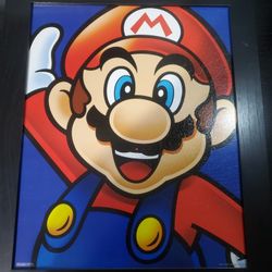 Framed Mario Wall Art (Read Description) 