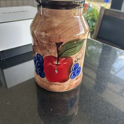 Little Vintage Apple Jar No Lid