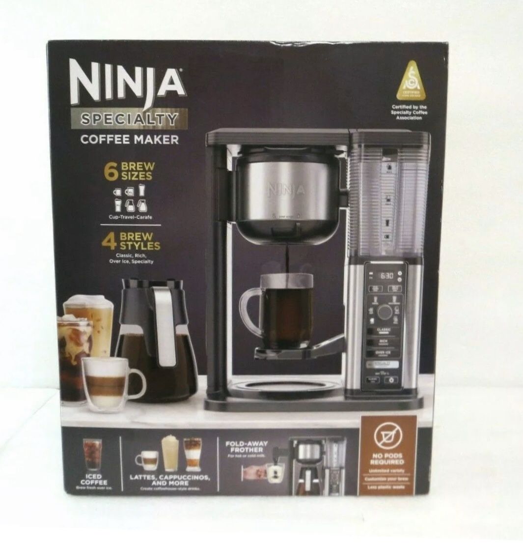 NEW Ninja Specialty Coffee Maker - Black/Stainless Steel CM401