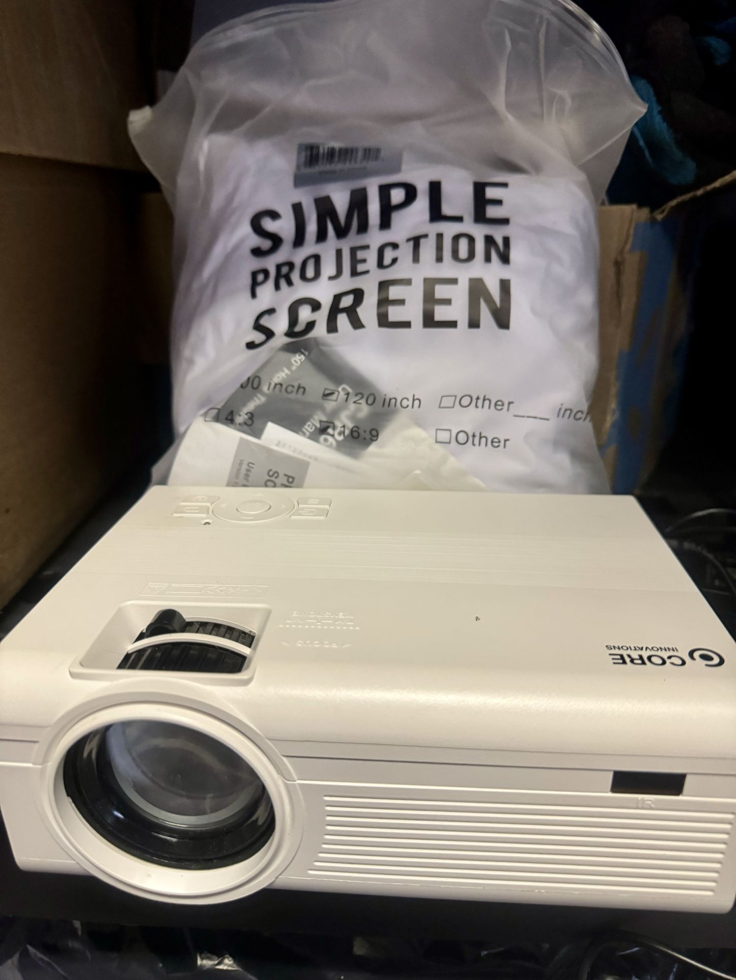 Projector And Screen
