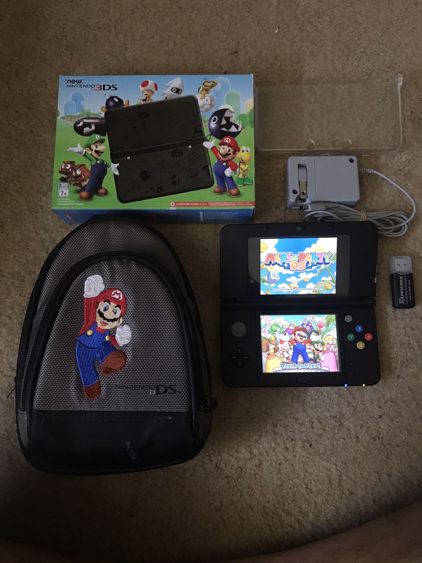 Nintendo 3DS Mario Edition With R4 Custom