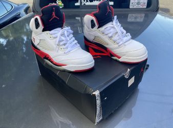 Jordan Fire Red 5’s 