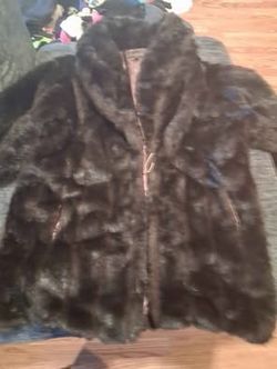 Faux fur jacket
