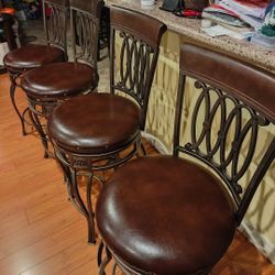 5 Bar Stools Chairs Barstools 27"