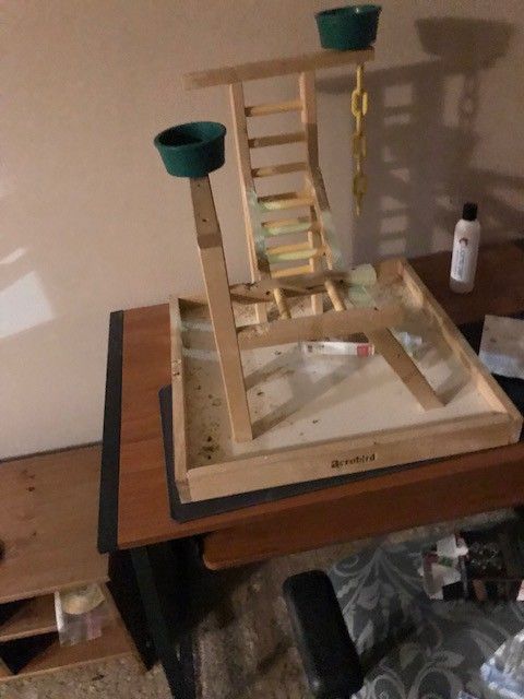 Wooden Bird Play Area