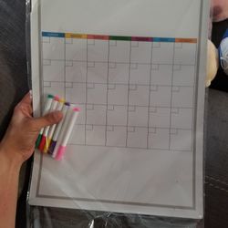 Magnetic Board Grocery List Calendar