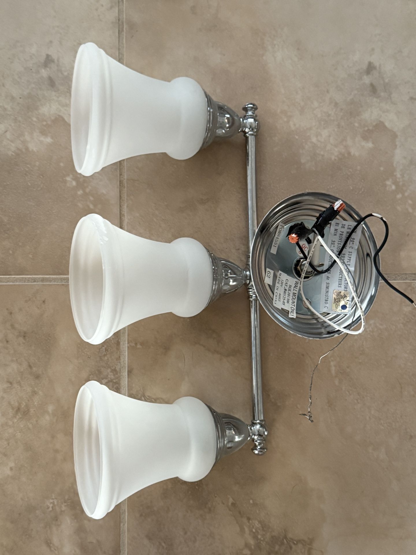 3 Light Chrome Fixture