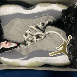 Cool Grey Jordans 3.5 