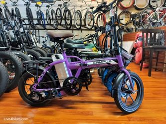 Enffe Campus 2.0 Purple Folding Electric Bike | 500W 36V 13.5Ah
