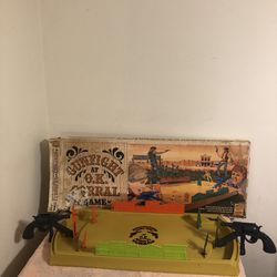 Vintage 1973 Ideal Gunfight At The Ok Corral Game Complete With Box Works