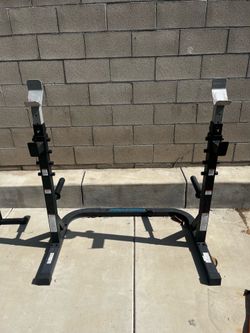 Bench/Squat Rack & Dip bars