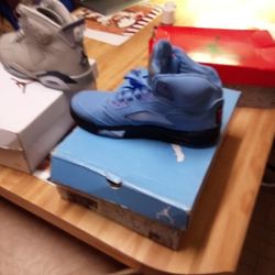 Nice Baby Blue Jordan Shoes Brand New Size 7very Very Nice