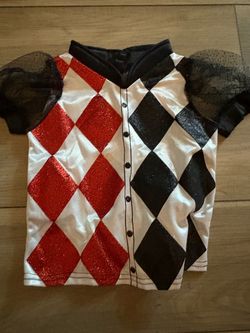 Girls Harley Quinn shirt Small 4-6