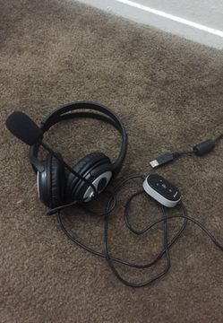 USB Headphones with microphone